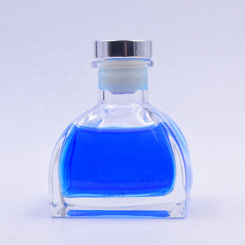 elegant bottles aromatherapy reed diffuser fragrance glass bottle 250ml clear cylinder good-looking perfume jars containers