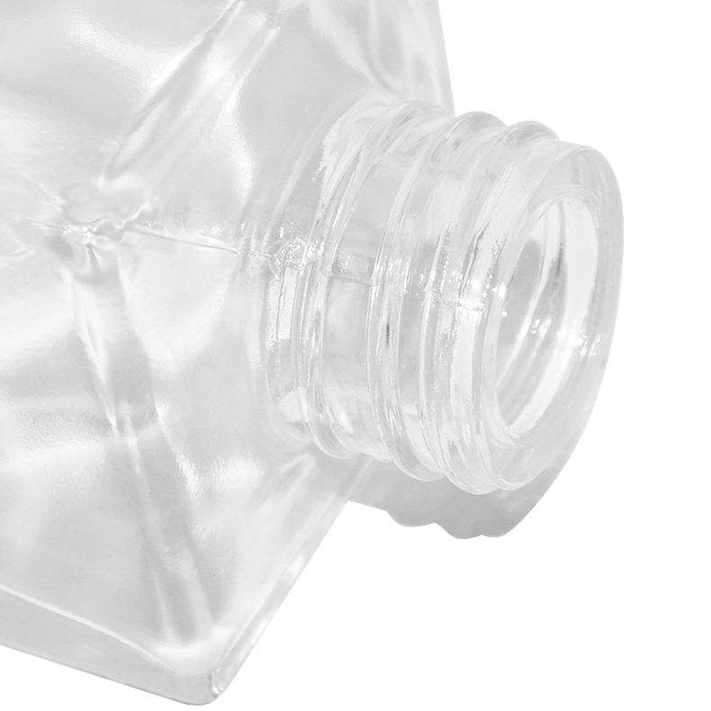 empty 100ml clear glass room fragrance air freshener reed diffuser fire-free rattan aromatic bottle