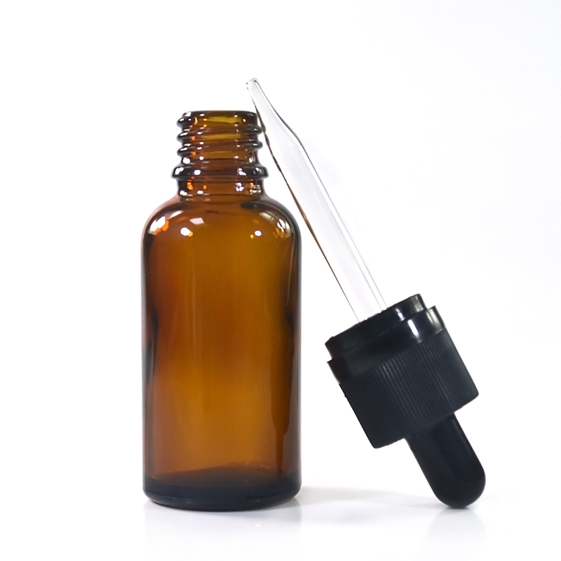 empty 10ml 15ml 20ml 30ml 50ml 100ml amber glass essential oil dropper bottle with pipettes