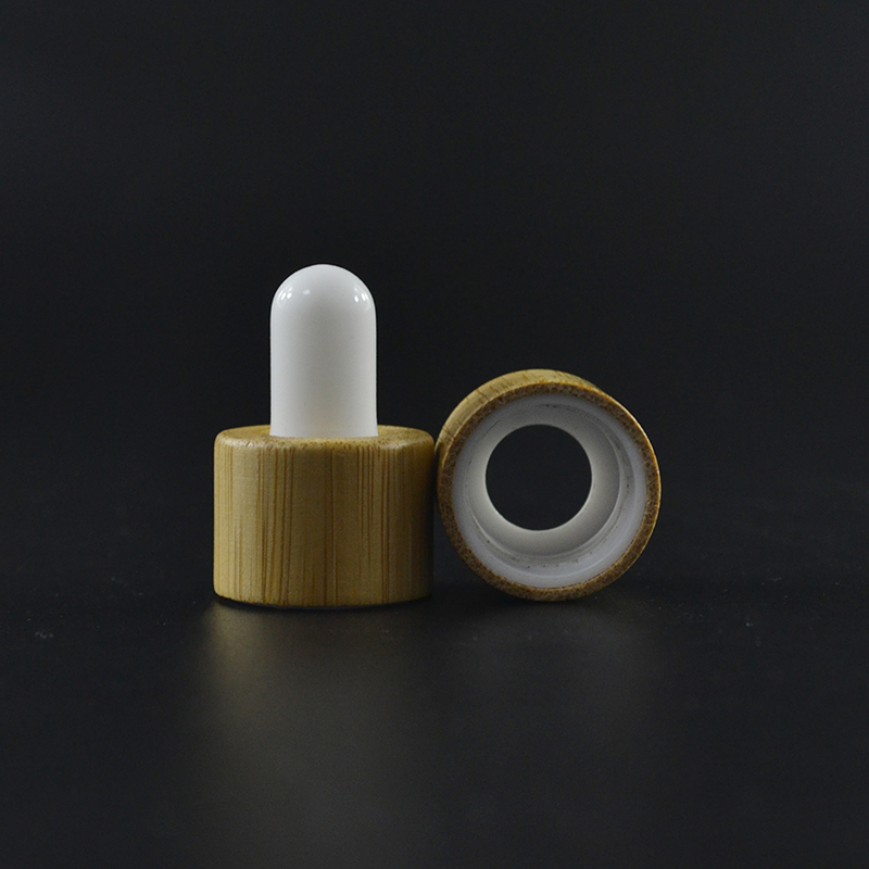 empty 10ml 15ml 20ml 30ml 50ml 100ml bamboo cap matte white glass dropper bottle