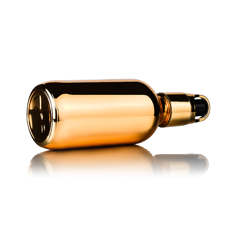 empty 10ml 15ml 30ml 60ml sliver gold plating essential oil glass dropper bottle with gold basket cap
