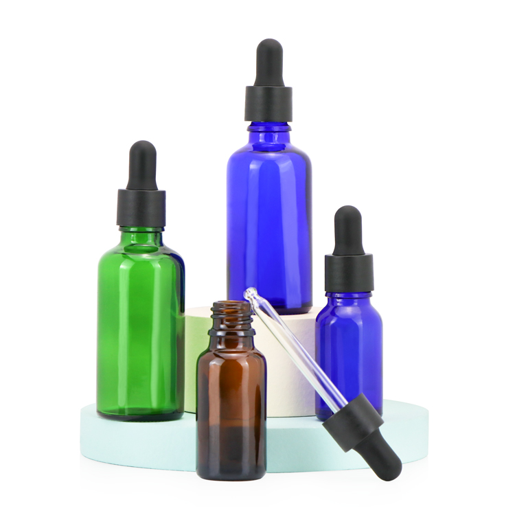 empty 10ml15ml30ml 50ml clear amber essential oil bottle organizer glass dropper bottle for e liquid e juice
