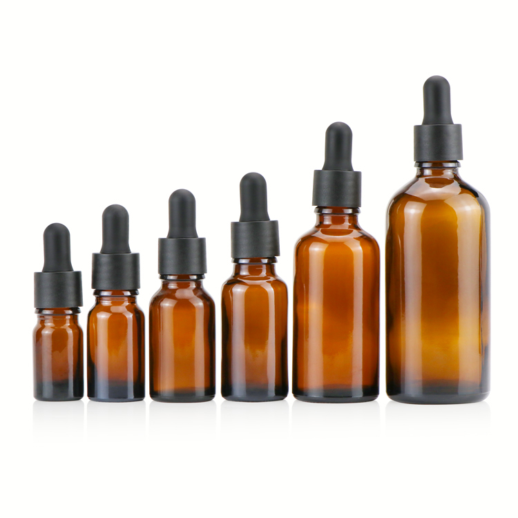 empty 10ml15ml30ml 50ml clear amber essential oil bottle organizer glass dropper bottle for e liquid e juice
