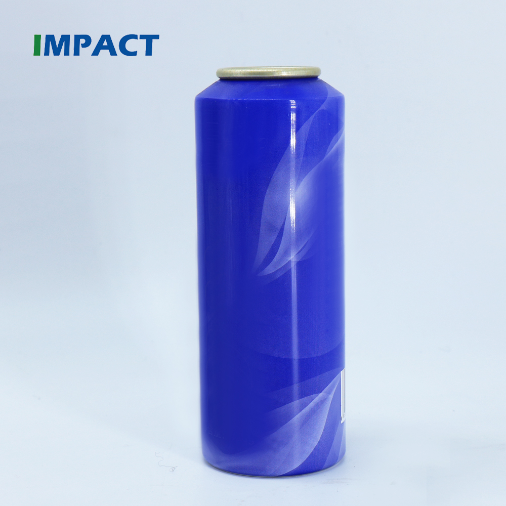 empty 150ml blue aluminium spray bottles