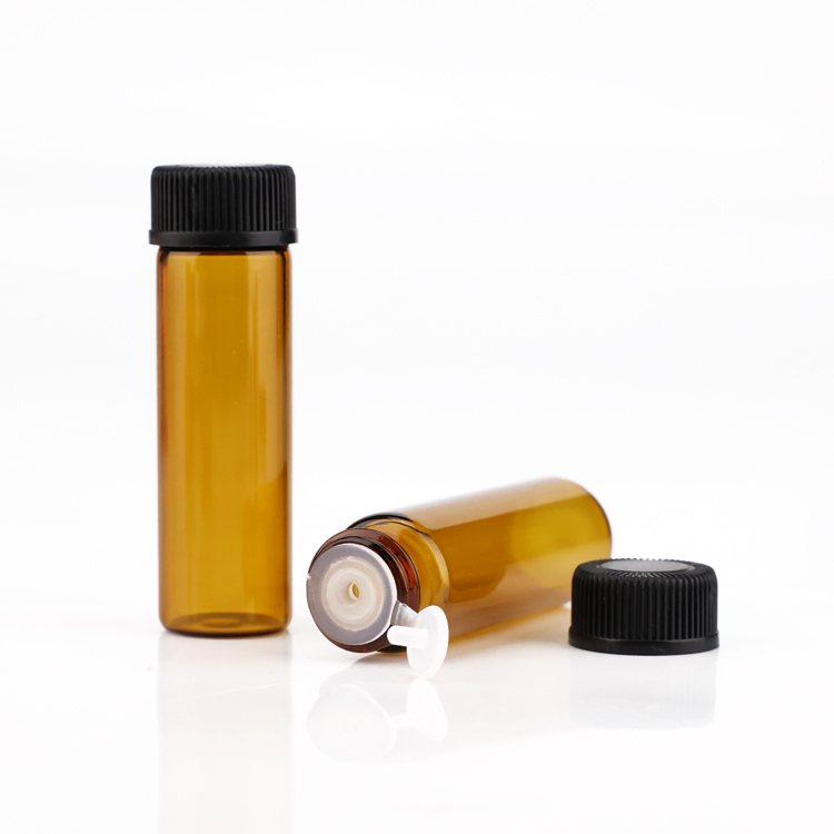empty 1ml 2ml 3ml 5ml 10ml 15ml 20ml 25ml 30ml amber clear mini glass vial with cork lid and stopper