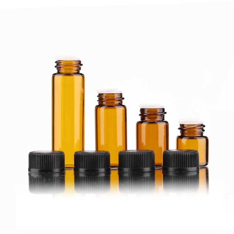 empty 1ml 2ml 3ml 5ml 10ml 15ml 20ml 25ml 30ml amber clear mini glass vial with cork lid and stopper