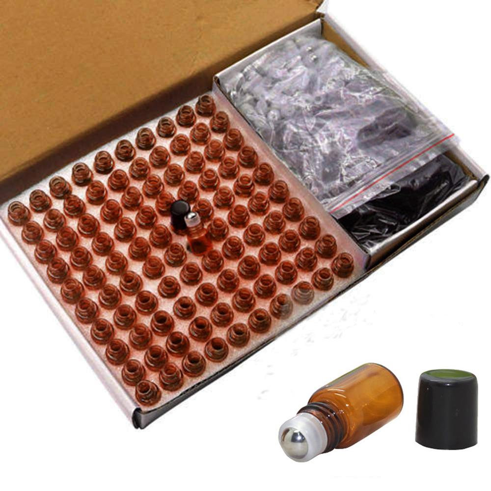 empty 1ml 2ml 3ml 5ml 10ml mini amber perfume glass roll on bottle