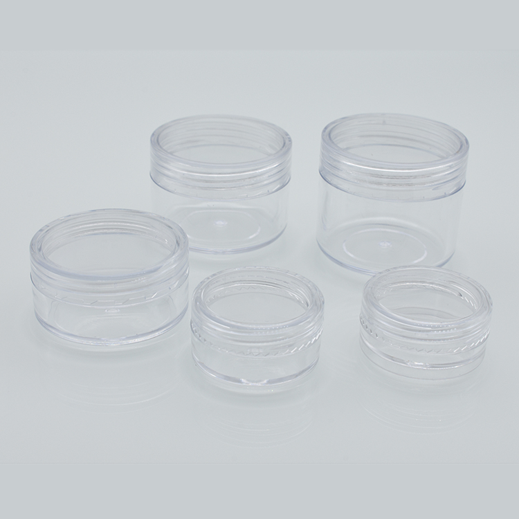 empty 2ml 2g 2.5ml 3ml 5ml 10ml 2.5g 3g 5g 10g mini clear plastic ps jar 3ml cream jar plastic 5g 10g plastic jar for cosmetic