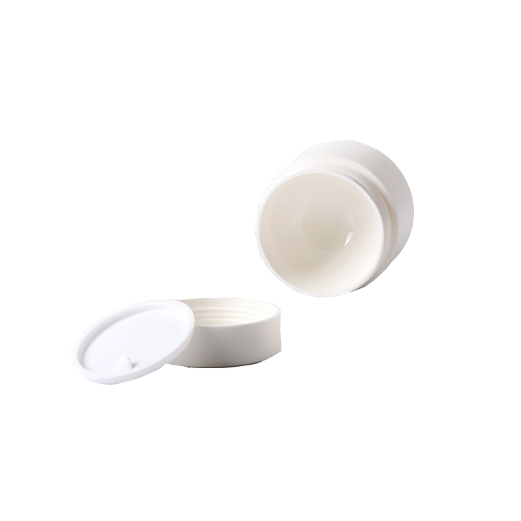 empty 3 g 5 g 10 g cream plastic jar white PP material plastic cream jar for face cream