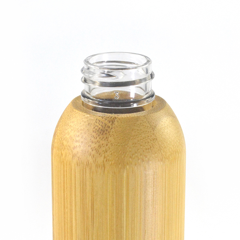 empty 30ml 50ml 100ml 120ml 150ml essence lotion bamboo bottle with pump cream cap