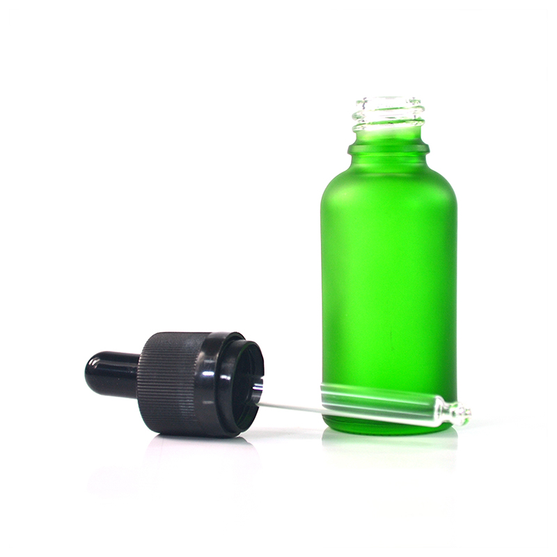 empty 30ml 50ml 60ml 100ml 120ml matte essential oil glass dropper bottle with tamper childproof cap