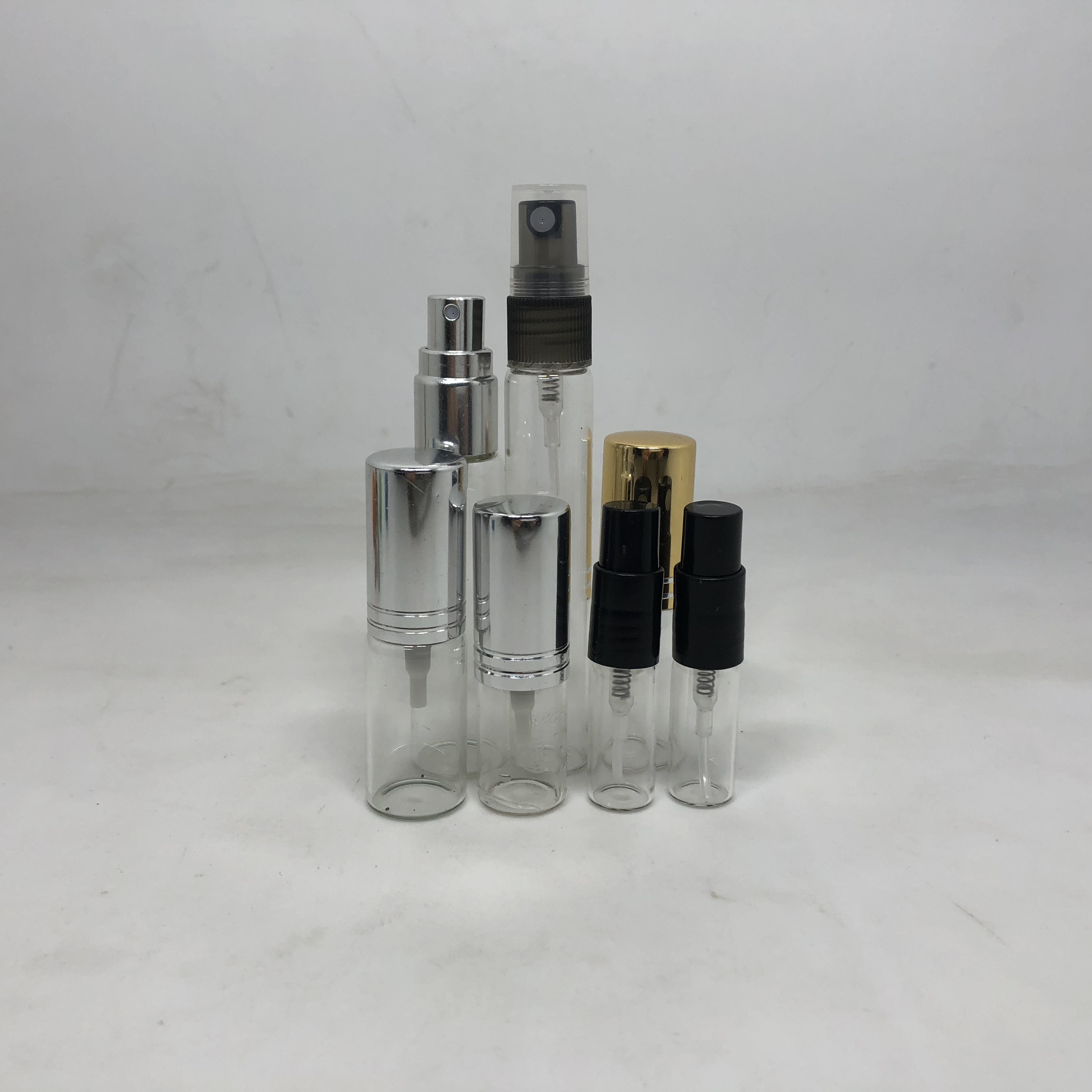 empty 3ml glass vialsclear pendant glass vial