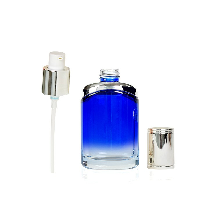 empty 40ml luxury gradient personal care serum cosmetic packaging skin care lotion glass bottle