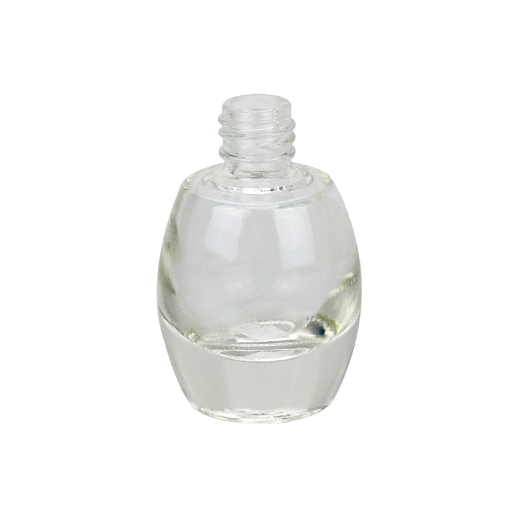 empty 4ml round glass cosmetic liquid oil sample bottle with white dropper