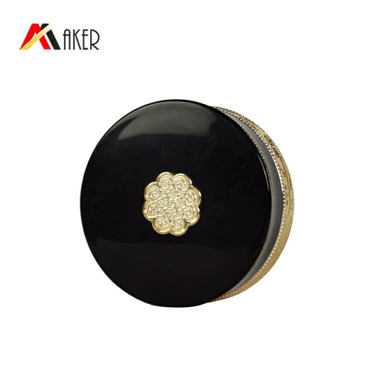 empty 50g 2oz black gradient gold face cosmetic packaging sets skin care hand cream glass jar