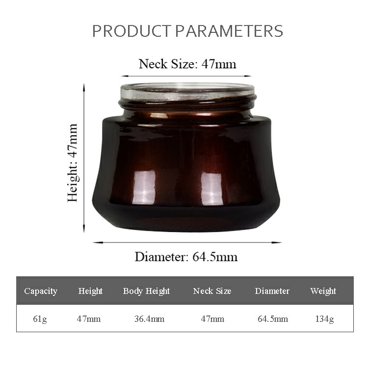 empty 50g 2oz black gradient gold face cosmetic packaging sets skin care hand cream glass jar