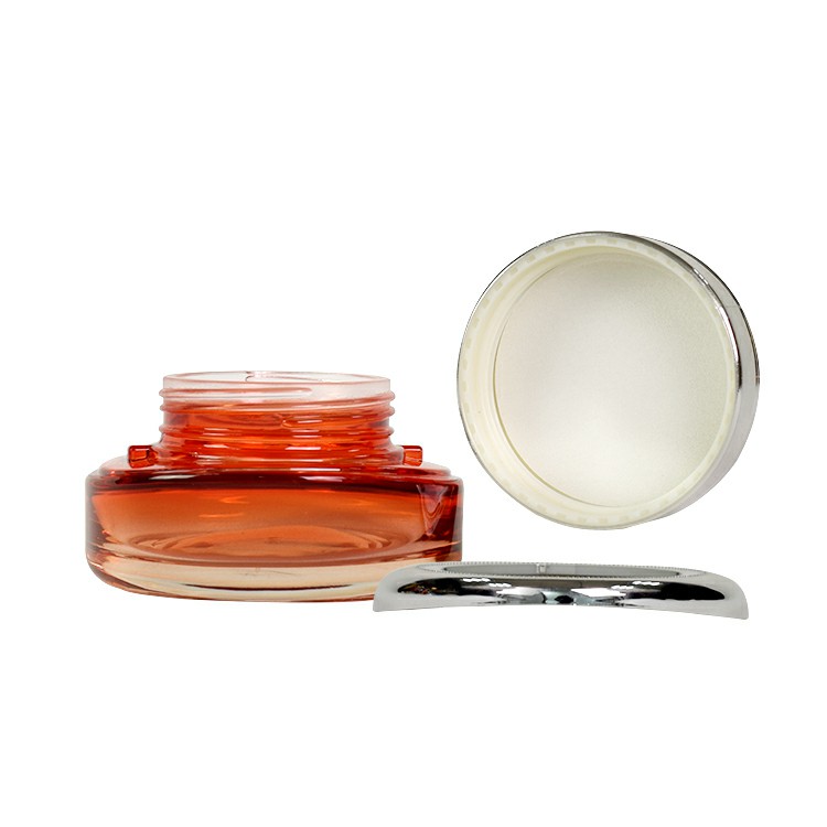 empty 50g 2oz personal care cosmetic packaging glass jar for body cream face cream skin care cream