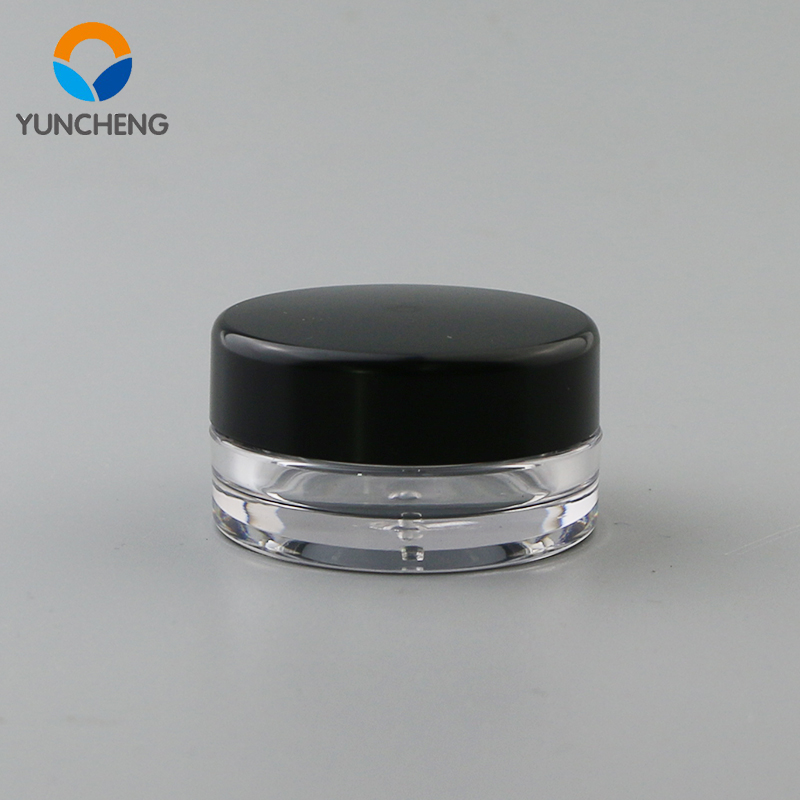 empty 5g 8g 10g 15g 30g 50g mini round PETG cream jar cosmetic