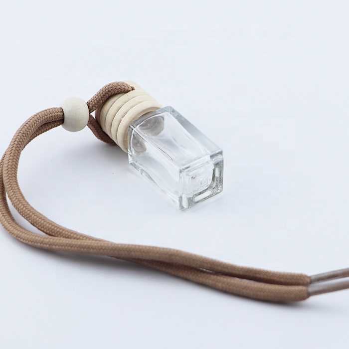 empty 5ml 8ml 10ml 12ml 15ml 17ml wooden cap glass car air freshener hanging perfume bottle fragrance bottle diffuser