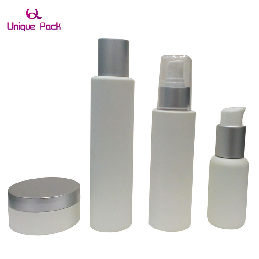 empty OEM cream JAR HDPE PET airless pump hair treatment packaging plastic jar