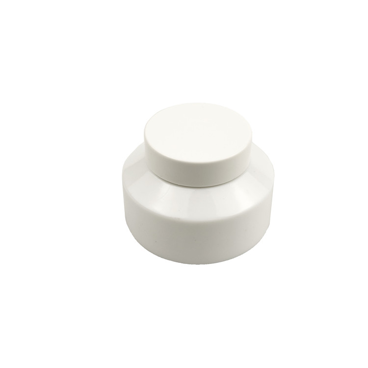 empty  Opal glass white 4oz 1515ml 30ml 50ml 100ml oblique shoulder cosmetic opal glass jar with cap for face cream
