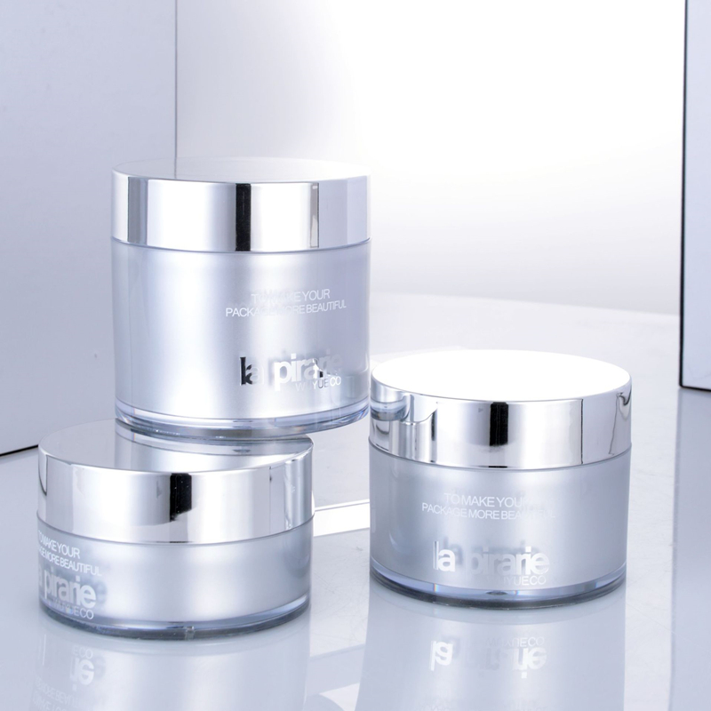 empty acrylic cosmetic jars set with serum and tube 1000 moq large jar acrylic cosmetic cream