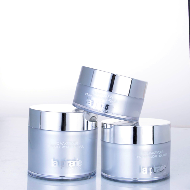 empty acrylic cosmetic jars set with serum and tube 1000 moq large jar acrylic cosmetic cream
