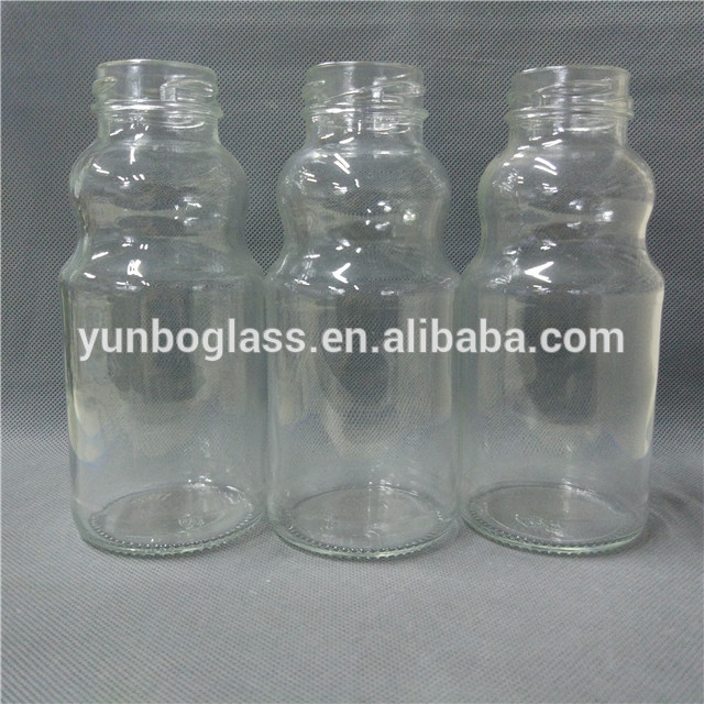 empty beautiful outdoor sports glass beverage bottle for water, beverage and milk