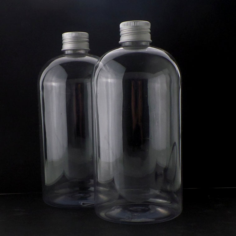 empty biodegradable PET plastic bottle 300ml 400ml 500ml juice beverage bottle