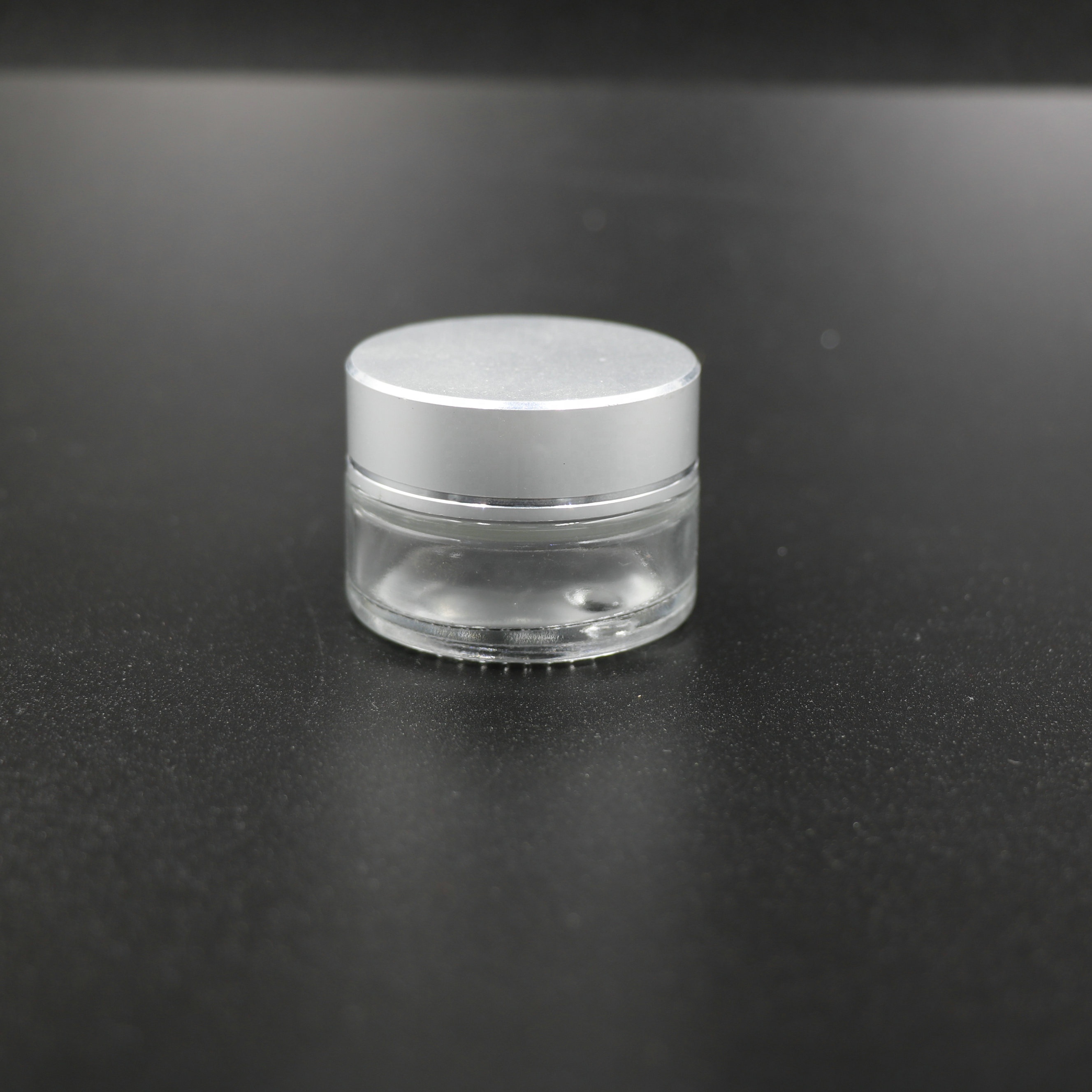 empty blue clear 30g 50g cosmetic container 100g glass skin care cream jar with lid