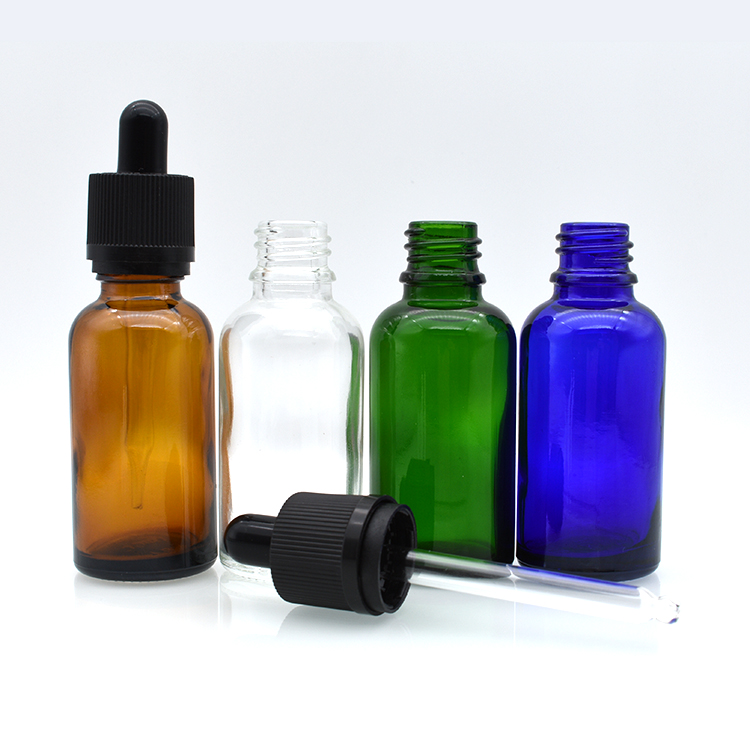 empty blue green clear 5ml 10ml 15ml 100ml 50ml 30ml 20ml amber glass dropper bottle essential oil glass dropper bottle