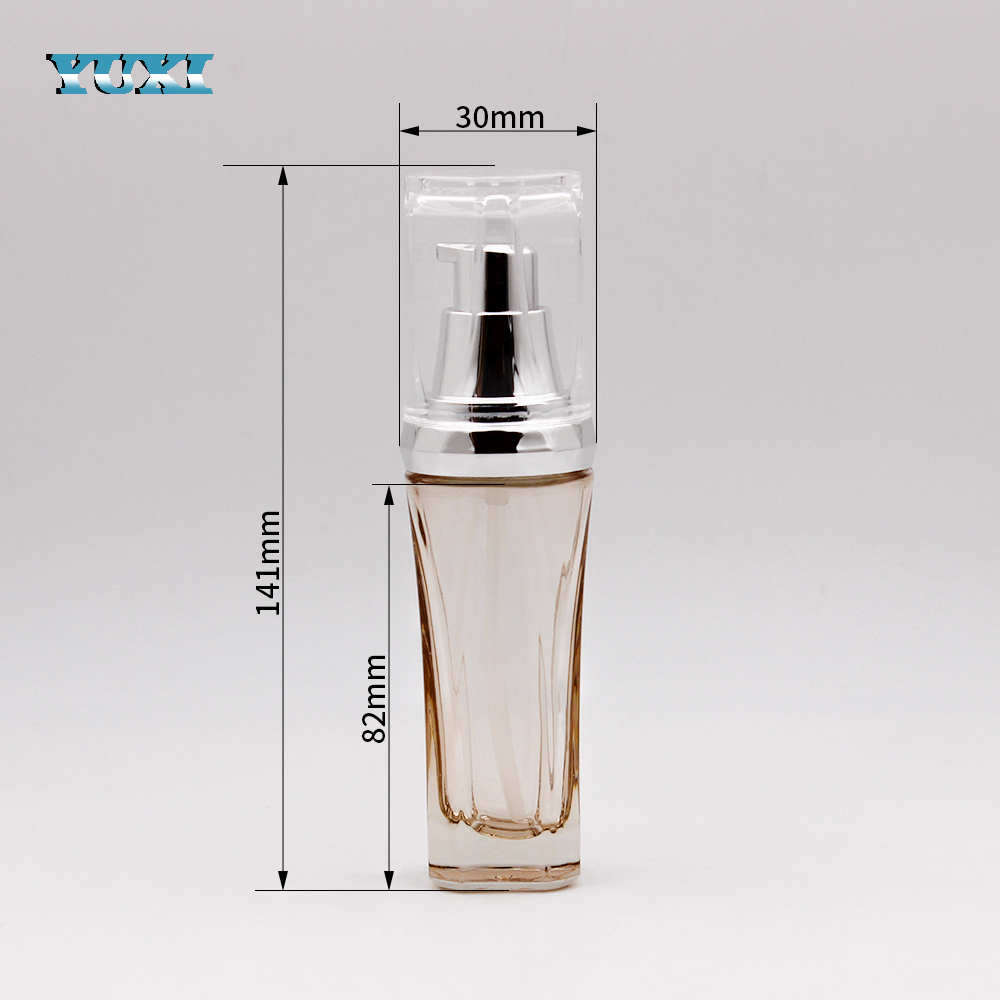 empty bulk unique glass cosmetic beauty containers