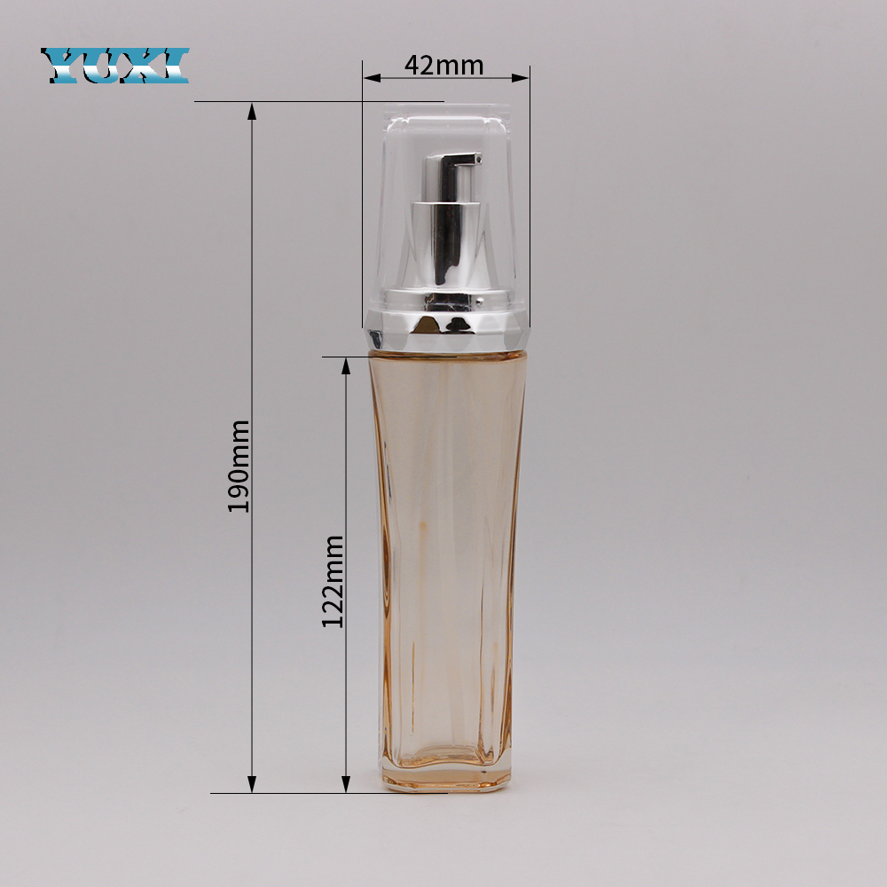 empty bulk unique glass cosmetic beauty containers