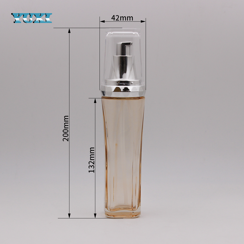 empty bulk unique glass cosmetic beauty containers