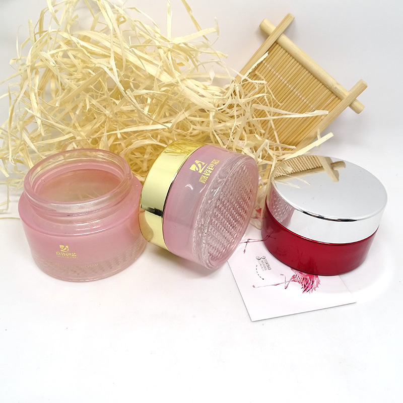 empty container screw lid cosmetic packaging skincare beauty face cream 100g 100ml glass jar