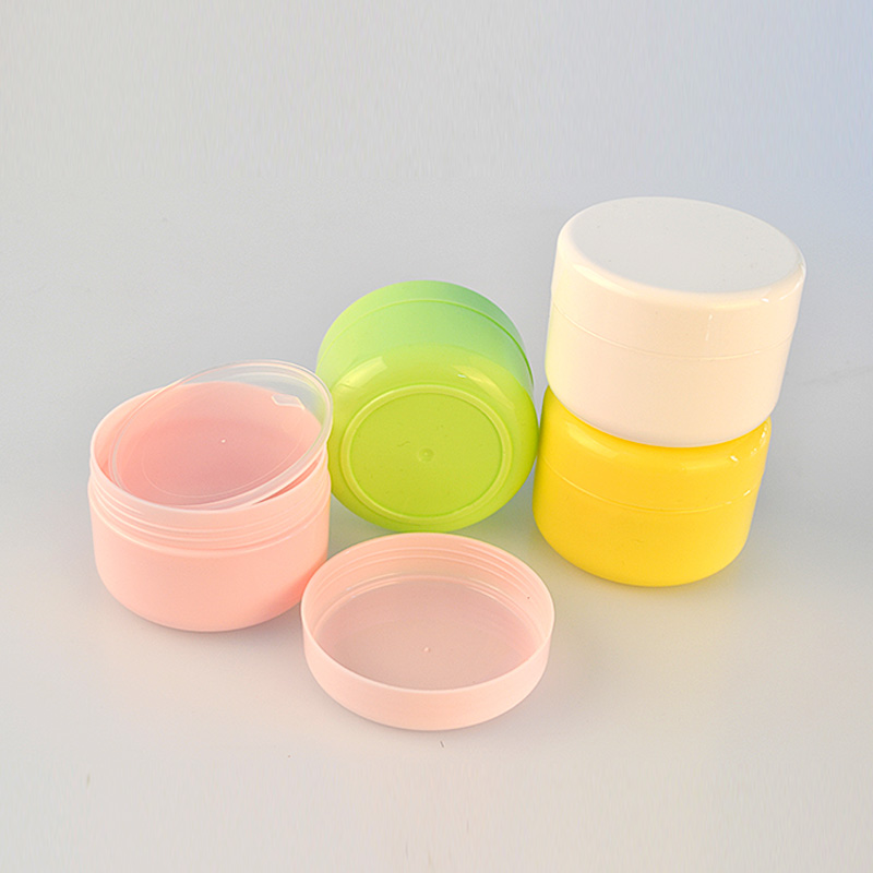 empty cosmetic 10g 20g 30g 50g 100g 150g 250g PP white pink green blue plastic cream jar