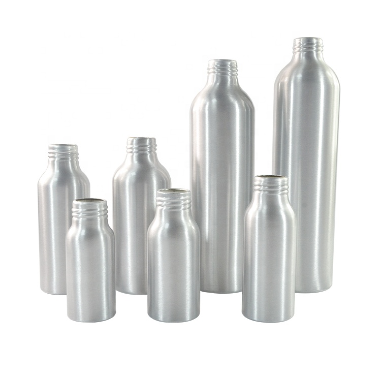empty cosmetic container 1oz 2oz 4oz 5oz 8oz 16oz bamboo pump spray dispenser Aluminum bottle