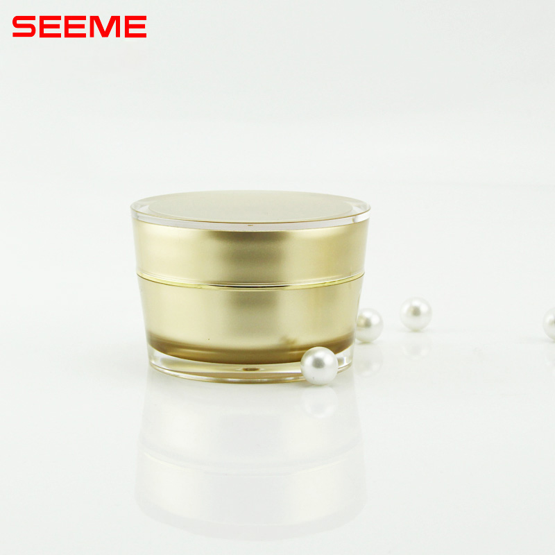 empty cosmetic cream jar acrylic skincare packaging 30g 50g
