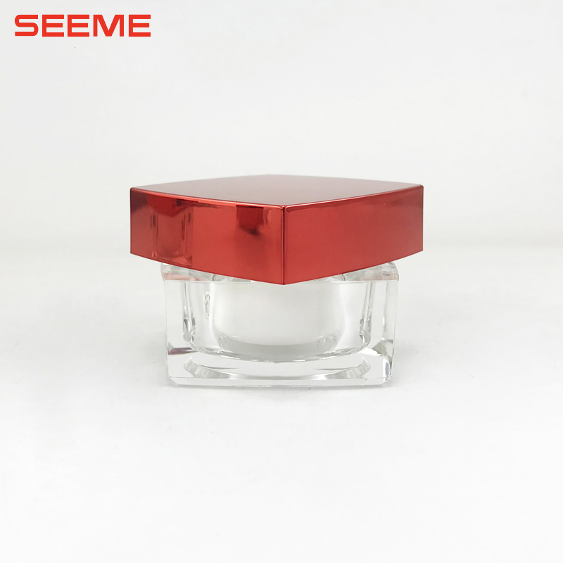 empty cosmetic cream jar plastic skincare cream bottle 30g 50g