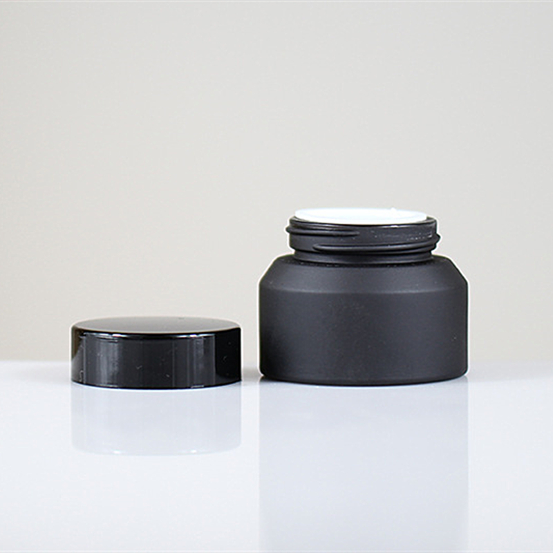 empty cosmetic jar for 180ml 4oz black cosmetic jars amber cosmetic pet jars stars small