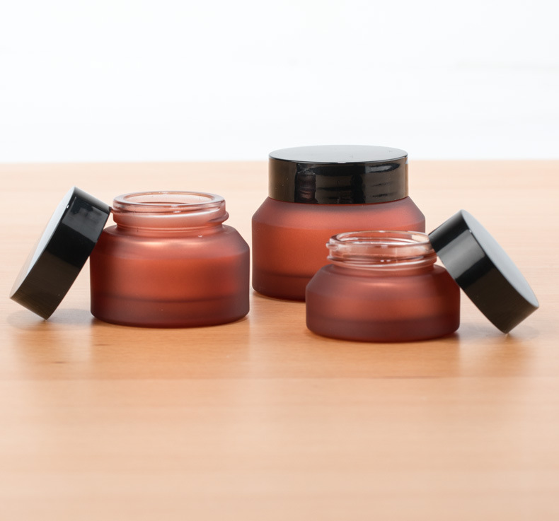 empty cosmetic jar for 180ml 4oz black cosmetic jars amber cosmetic pet jars stars small