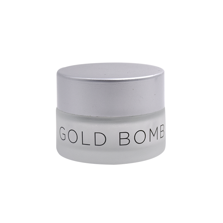 empty cosmetic packaging glass cream jar 15ml 20ml 30ml 50ml 100ml frosted glass jars with silver lids