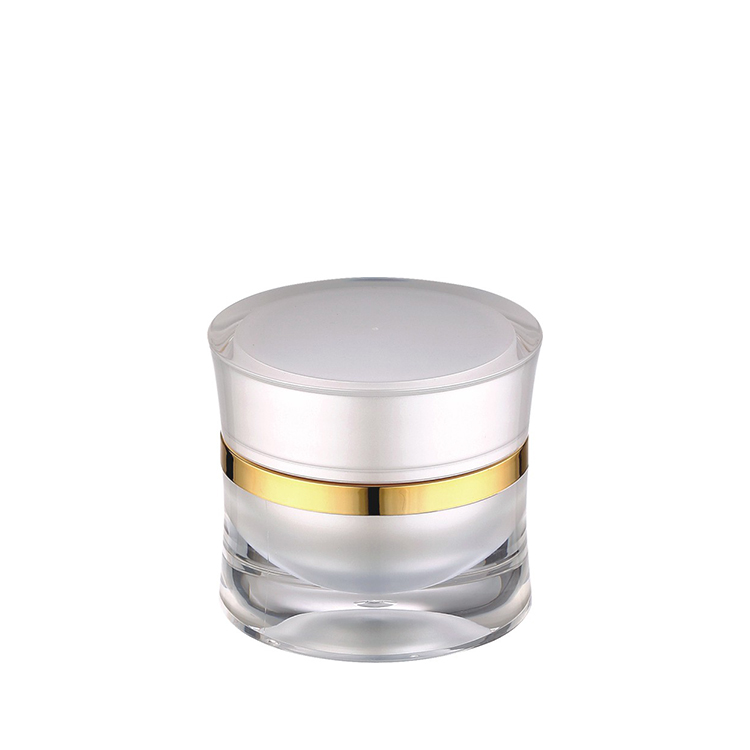 empty cosmetic packaging luxury red color round face acrylic cream jar 15g 30g 50g 15ml 30ml 50ml lotion package jar