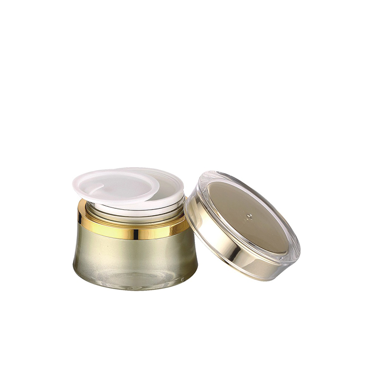 empty cosmetic packaging luxury red color round face acrylic cream jar 15g 30g 50g 15ml 30ml 50ml lotion package jar