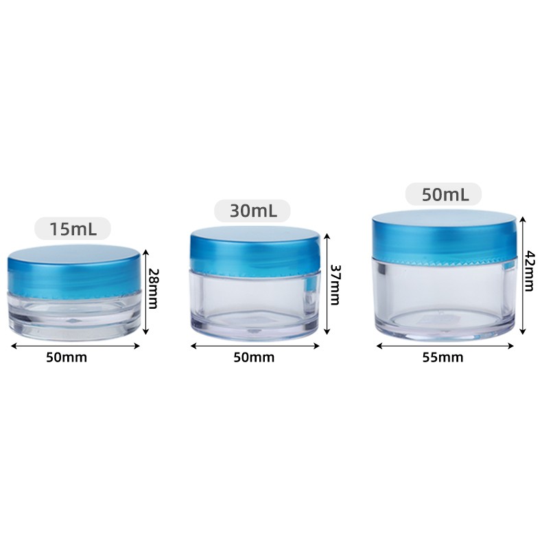 empty cream containers 30g luxury cream jar cosmetic powder dispenser to face cream