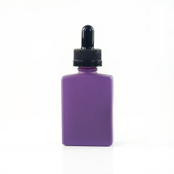 empty custom made 15ml 30ml 50ml 100ml black clear blue red rectangular glass dropper bottle with box