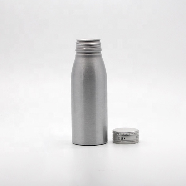 empty eco friendly unique customized design aluminum empty wholesale color aluminium beverage bottle supplier