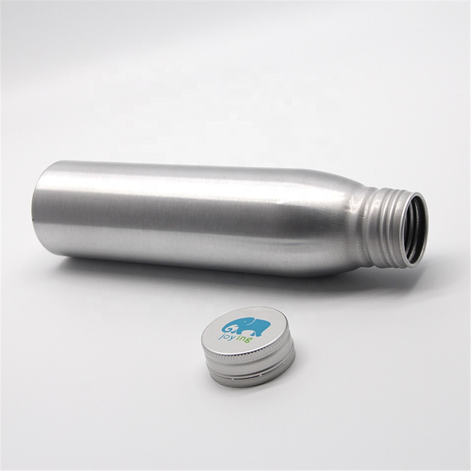 empty eco friendly unique customized design aluminum empty wholesale color aluminium beverage bottle supplier