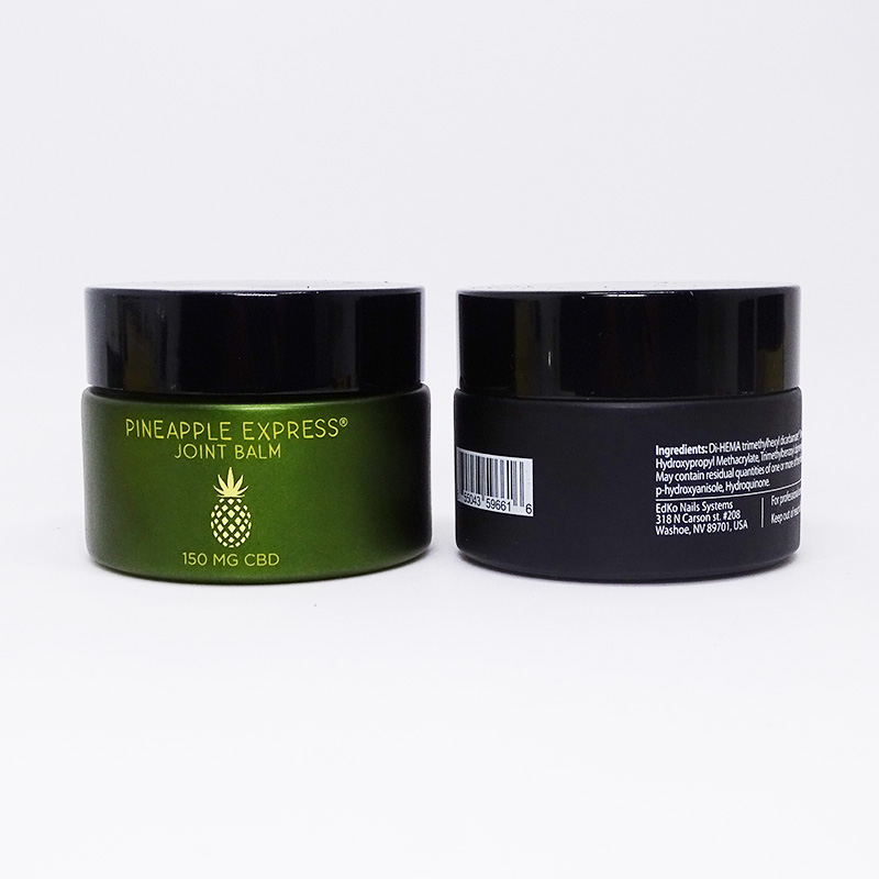 empty facial moisturizing 30ml 30g round cosmetic frosted glass jar for face cream packaging