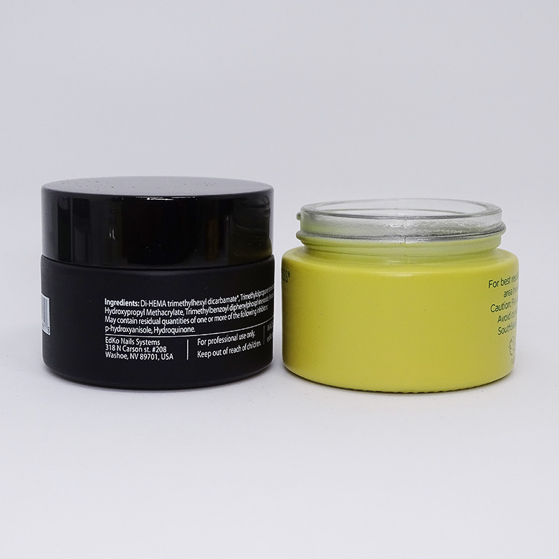 empty facial moisturizing 30ml 30g round cosmetic frosted glass jar for face cream packaging